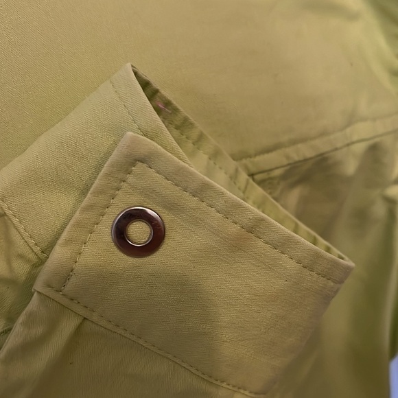 CHRISTOPHER & Banks Womens green snap up jacket size Large - Picture 7 of 13